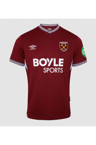 West Ham United Max Kilman #3 Jalkapallovaatteet Kotipaita 2025-26 Lyhythihainen West Ham United Max Kilman #3 Jalkapallovaatteet Kotipaita 2025-26 Lyhythihainen